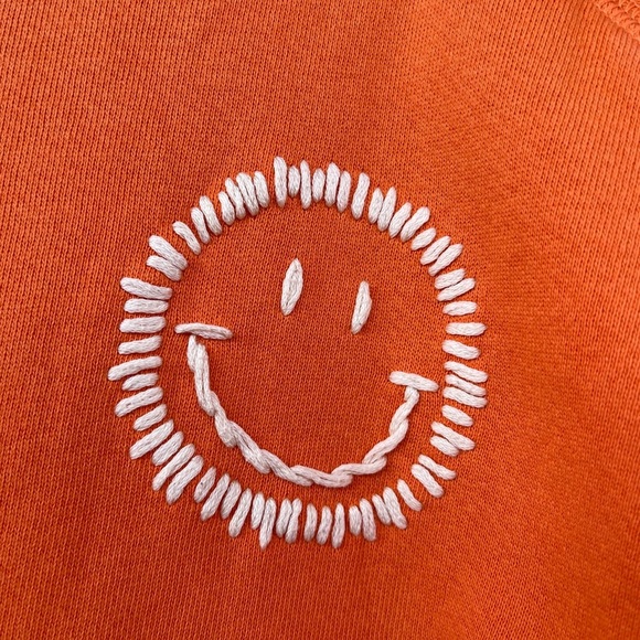 i stole my boyfriend's sweatshirt Smiley Face xx size small - Picture 3 of 12